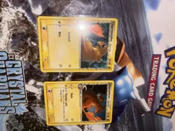 Pokemon TCG Cards Charmander 49/100 Charmeleon 30/100 Crystal Guardians - Image 2