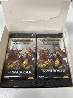 Warhammer Age Sigmar Champions Trading Card Game 22 New Booster Packs Open Box - Image 3