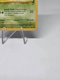 Pokemon TCG Bulbasaur 2nd Base Set 67/130 Regular Common Card Vintage - Image 5