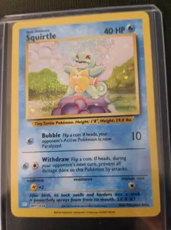 Squirtle Wartortle Blastoise 001 002 003 Pokemon Trading Card Game Classic Set - Image 2