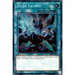 Quick Launch CIBR-EN056 Yu-Gi-Oh! Card Secret Rare Unlimited Edition - Image 1
