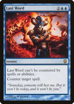 Last Word Darksteel NM Blue Rare MAGIC THE GATHERING MTG CARD ABUGames - Image 1