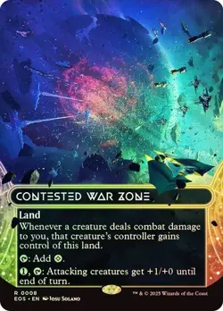 MTG - Contested War Zone - Foil - Stellar Sights - Edge of Eternities - Magic - Image 1