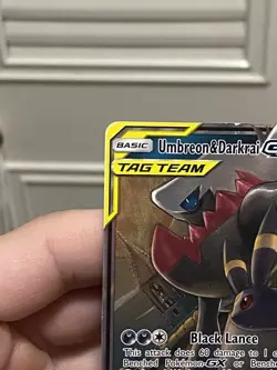 Pokemon TCG Umbreon & Darkrai GX Holo Card 125/236 Sm-Unified Minds Tag Team - Image 4