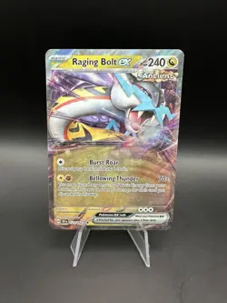 Raging Bolt ex 123/162-Sv05: Temporal Forces-Double Rare Pokemon TCG - Image 1