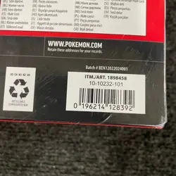 Pokemon Scarlet & Violet Surging Sparks ETB & Booster Bundle Costco, Worn Box - Image 3