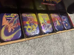 Pokemon TCG: Kanto Power Mini Tin 5-Pack Bundle - SEALED TINS *open ship box* - Image 3