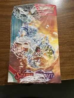 Pokemon TCG Scarlet and Violet Booster Box Base Set Factory Sealed W/tear - Image 4