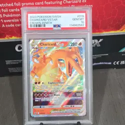 Pokemon Charizard VSTAR 019/159 Crown Zenith Ultra Rare Holo PSA 10 - Image 1