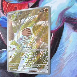Pokemon Swinub 165/159 Sv09: Journey Together Illustration Rare Holo 70 HP - Image 2