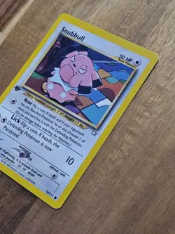 1st Edition Snubbull - NEAR MINT - 74/111 Neo Genesis - Pokemon TCG 2000 WOTC - Image 4