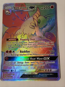 Pokemon Volcarona GX Rainbow Secret - Cosmic Eclipse 252/236 NM - Image 5