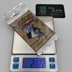 Pokemon TCG Vintage Fossil Booster Pack Long Crimp 21.22g Factory Sealed - Image 1