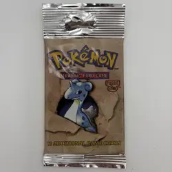 Pokemon TCG Vintage Fossil Booster Pack Long Crimp 21.22g Factory Sealed - Image 2