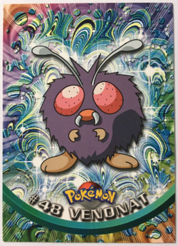 POKEMON VENONAT #48 TOPPS TV ANIMATION EDITION NEAR MINT - Image 1