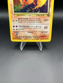 Pokemon 1999 TCG Flareon Jungle 3/64 Holo Unlimited Holo Rare - MP - Image 3