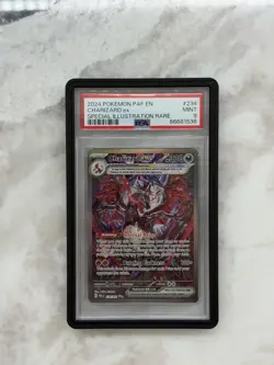 Pokemon TCG Charizard ex 234/091 SV: Paldean Fates Holo Graded PSA 9 - Image 1