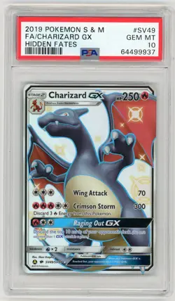 Charizard GX (SV49/SV94) - PSA 10 - 2019 Hidden Fates Shiny Rare - Pokemon - Image 1