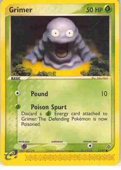 Grimer 57/97 Common Dragon Pokemon LP - Image 1