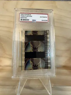 Authentic 1999 35MM FILM STRIP POKEMON: THE FIRST MOVIE MewTwo - Custom Case - Image 1