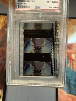 Authentic 1999 35MM FILM STRIP POKEMON: THE FIRST MOVIE MewTwo - Custom Case - Image 3