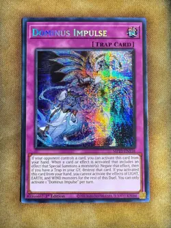 Yugioh Dominus Impulse MP25-EN116 Secret Rare 1st Ed NM - Image 1