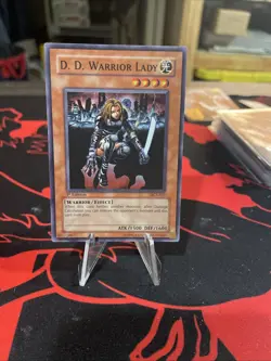 Yugioh! D.D. Warrior Lady DCR-027 Super Rare 1st Edition Vintage MP - Image 1