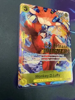 Monkey.D.Luffy (Pre-Release Tournament) (Winner) P-036 - Image 3