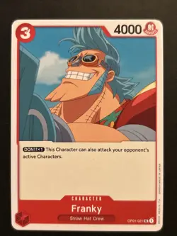 Franky | OP01-021 UC | Red | Romance Dawn | One Piece TCG NM - Image 1