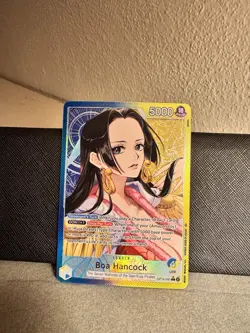One Piece The Azure Sea’s Seven OP14-041 Boa Hancock Alt Art Leader English - Image 1