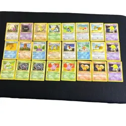24x 1st Edition Shadowless Pokemon Cards Base Set Vintage Lot Bulbasaur Vulpix - Image 1