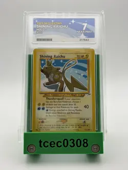 Shining Raichu - 111/105 - Neo Destiny - Secret Rare - Ace Graded 7 Pokemon Card - Image 1