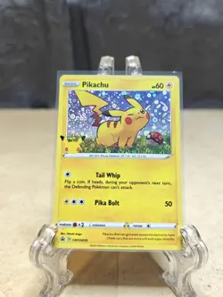 Pikachu Black Star Promo Holo Pokemon Card 25th Anniversary General Mills 2020 - Image 2