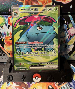 Pokemon Venusaur EX TCG Scarlet & Violet Holo Card 182/165 | NM - Image 1