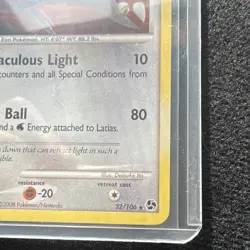 Pokemon TCG Latias LV.45 22/106 Rare Basic Dragon HP 80 2008 EN Card Stock - Image 5