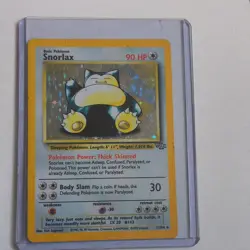 Pokemon Snorlax Jungle Rare Regular Card 27/64 1999 English Basic Unlimited TCG - Image 1
