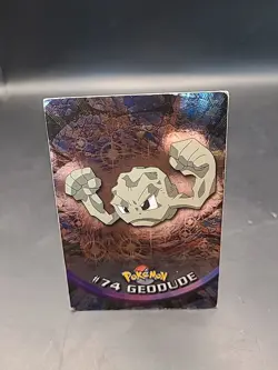 Geodude - 74 - Flame Holo - Series 1 - Topps - Pokemon Card - HP - Image 1