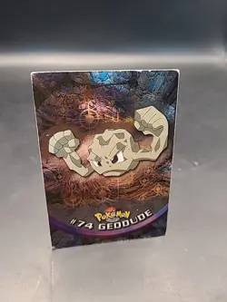 Geodude - 74 - Flame Holo - Series 1 - Topps - Pokemon Card - HP - Image 2