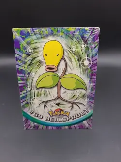 #69 Bellsprout Card Rare Topps TV Animation Edition Nintendo Vintage 1999 - Image 1