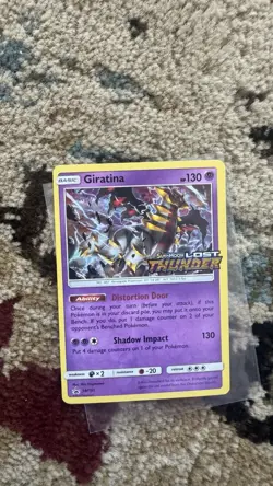 Giratina Lost Thunder Prerelease Holo Rare Card SM151 Sun and Moon - Image 1