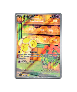 Pokemon Scarlet & Violet Base FIDOUGH 213/198 Illustration Rare Card MINT-NM - Image 1