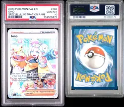 2023 Pokemon Iono 269/193 SIR Paldea Evolved PSA 10 GEM MINT Trainer Card - Image 3