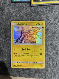 Pokemon TCG Xurkitree Holo Rare Card Hidden Fates SV14/SV94 - Image 1