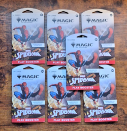 MTG: Marvel's Spider-Man - LOT of 7 Play Booster Packs 98 Cards Total 171280 - Image 1