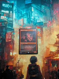 Balefire Dragon (Foil Etched) Commander Masters Foil NM - Image 1