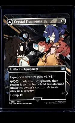 2025 MTG Magic The Gathering FIN Final Fantasy Borderless #357 Crystal Fragments - Image 1