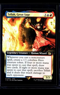 MTG Magic The Gathering FIN Final Fantasy Extended Art #510 Tellah Great Sage - Image 1