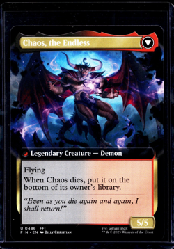 MTG Magic the Gathering FIN Final Fantasy Extended Art Garland Kight of Cornelia - Image 2