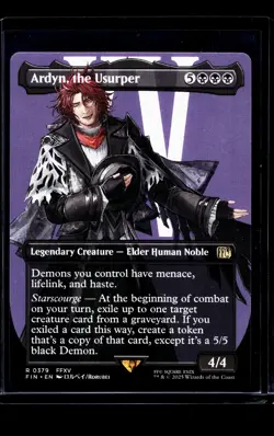 2025 MTG Magic the Gathering FIN Final Fantasy Borderless #379 Ardyn the Usurper - Image 1