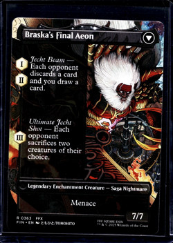 MTG Magic The Gathering Final Fantasy Borderless #363 Jecht Reluctant Guardian - Image 2